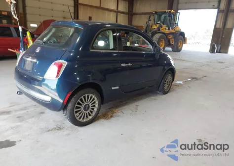 2013 Fiat 500 Lounge from USA, damaged, VIN 3C3CFFCRXDT536511